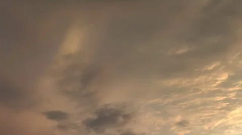 Time Lapse Clouds in Sky 720 Stock Footage 12022893