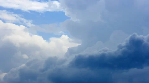 Time lapse clouds in sky Stock Footage 23528681