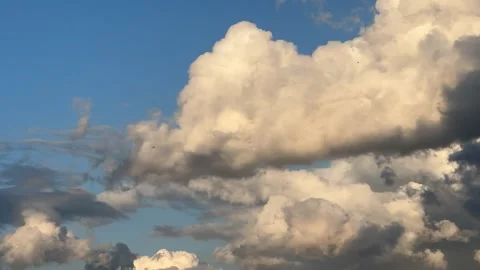 Time lapse clouds in the sky Stock Footage 194499704