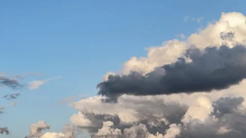 Time lapse clouds in the sky Stock Footage 194499706