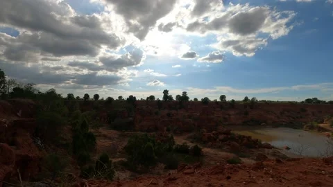 Time lapse clouds in the sky Stock Footage 196104614