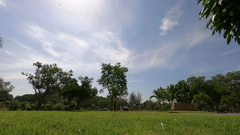 Time lapse clouds in the sky Stock Footage 196104727