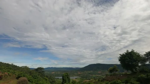 Time lapse clouds in the sky Stock Footage 196672130