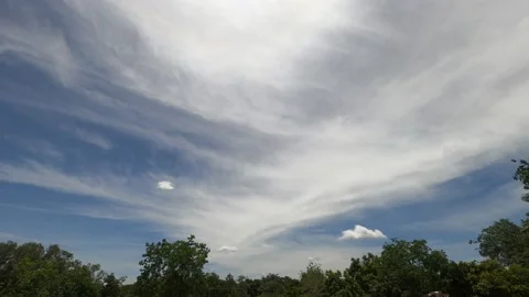 Time lapse clouds in the sky Stock Footage 196811715