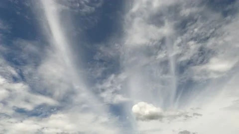 Time lapse clouds in the sky Stock Footage 196872560