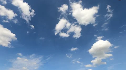 Time lapse clouds in the sky Video stock 196872572