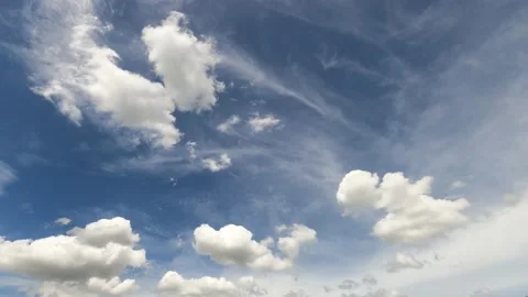 Time lapse clouds in the sky Stock Footage 196924249