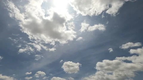 Time lapse clouds in the sky Stock Footage 196974152