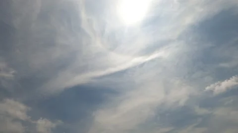Time lapse clouds in the sky Video stock 206344973