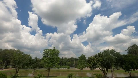 Time lapse clouds in the sky Video stock 206345071