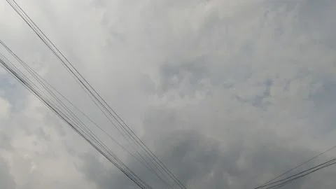 Time lapse clouds in the sky Video stock 243642117