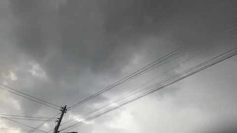 Time lapse clouds in the sky Video stock 243642118