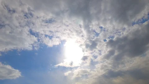 Time Lapse clouds in sky at Gilgo Beach Stock Footage 106150669