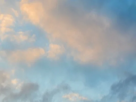 Time lapse - clouds in the sky moving very fast Stock Footage 71062594