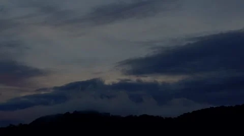 Time lapse of clouds sky over the mountain. Stock Footage 59171043