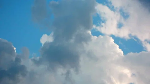 Time lapse of clouds in the sky before rain Stock Footage 160975766