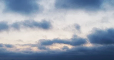 Time lapse clouds at sun set Stock Footage 91007100