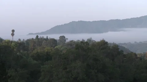 Time lapse of clouds at sunrise in Casitas Springs, California. Stock Footage 1029879