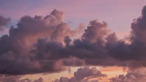 Time lapse of clouds at sunrise in Hawaii. Stock Footage 211521145