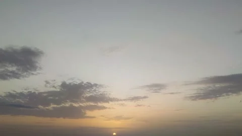 Time lapse, Clouds at Sunrise or Sunset, Magical Sky with Clouds. Stock-Footage 220665841