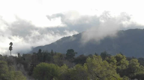 Time lapse of clouds at sunset in Casitas Springs, California. Stock Footage 1025304