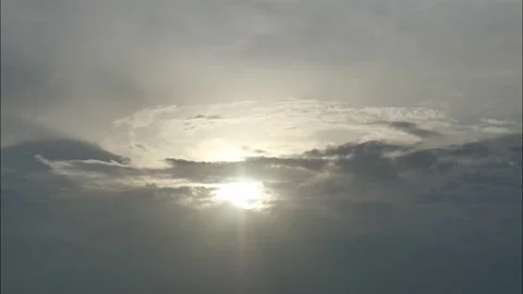 Time lapse clouds at sunset Stock Footage 131807596