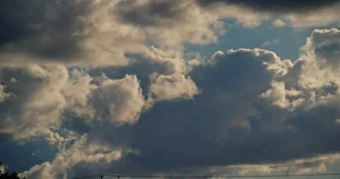 Time lapse clouds at sunset Stock Footage 278910912