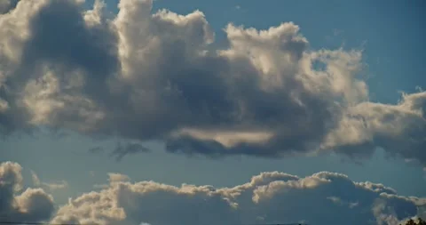 Time lapse clouds at sunset Stock Footage 278910938