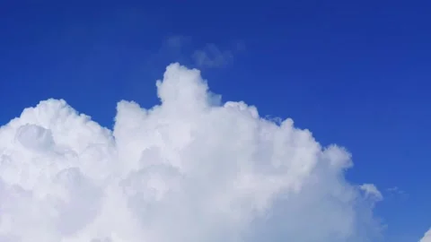 Time lapse clouds. Time lapse cumulus clouds on the horizon,4K 스톡 동영상 282256796