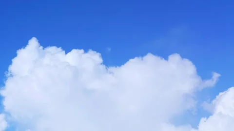 Time lapse clouds. Time lapse cumulus clouds on the horizon,4K 스톡 동영상 282256798