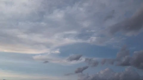 Time-Lapse: Clouds Transforming from Day to Sunset Stock Footage 289002804