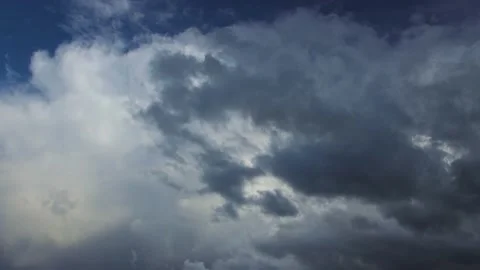Time lapse of clouds turning gray Video stock 138565522