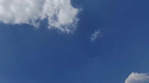 Time Lapse of Clouds Under Blue Sky in Bright Sunny Day Видео 209180917