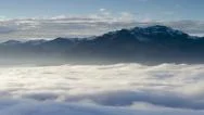 Time Lapse Clouds In Valley 4K - High Quality Stock Footage
