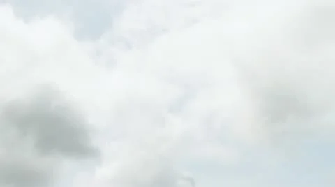 Time lapse of clouds in winter over Seattle Stock-Footage 10922580