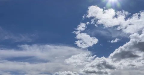 Time lapse of cloudscape behind of the mountains top. Snow, rocks, cliffs and Stock Footage 126287742