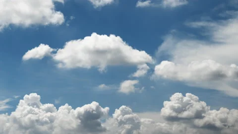 Time lapse of cloudscape in board daylight Stock Footage 153512099