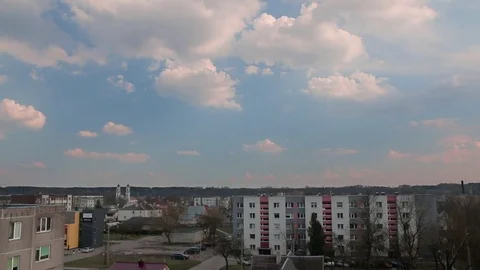 Time lapse cloudscape in city 動画素材 74063852