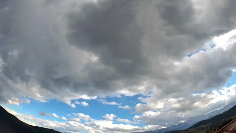 Time Lapse of cloudscape, concept of the rapid passage of time Vídeos de archivo 304632706