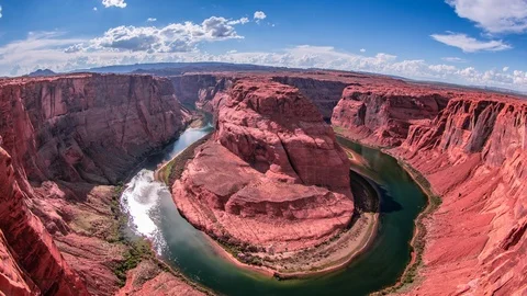 Time Lapse - Cloudscape over Horseshoe Bend in Page of Arizona - 4K 動画素材 109588270