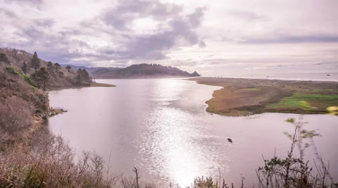 Time Lapse of Cloudscape Over Ocean Stock Footage 47038972