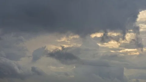Time lapse cloudy blue sky on rainy season 스톡 동영상 82079403