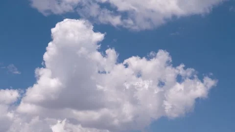 Time Lapse Of Cloudy Blue Sky Stock-Footage 333456246