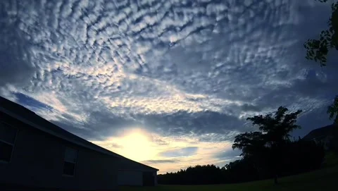 Time-Lapse : Cloudy Florida Morning Stock Footage 188407977