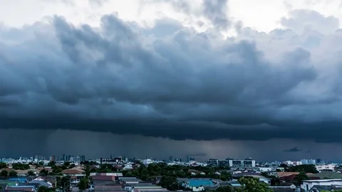 Time lapse of cloudy sky and storm 库存影片 79727983