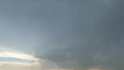 Time Lapse with cloudy sky and rain showers Stock Footage 197273461
