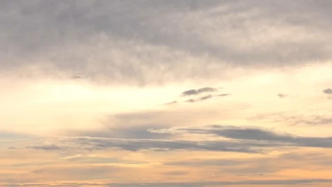 Time-lapse Cloudy Sky at Dawn in 4K Stock Footage 107186420
