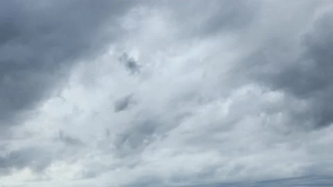 Time lapse of the cloudy sky Stock Footage 166692095