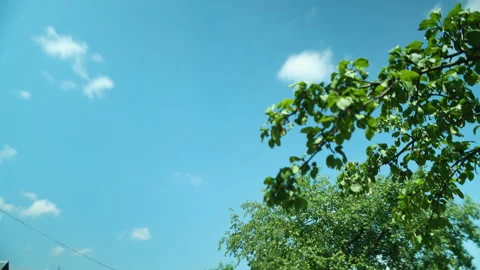 Time Lapse Clous Floating in the Sky Stock Footage 136070944