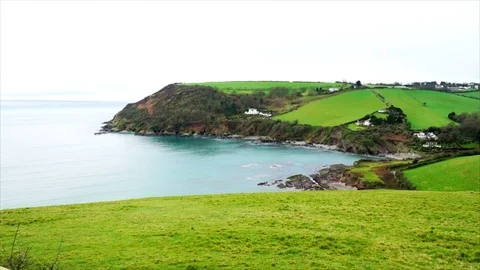 Time Lapse of a Coastal Bay Stock Footage 73000619